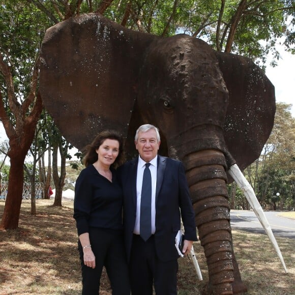 Rendez-vous avec Richard Attias et sa femme Cécilia en marge du sommet One Planet à Nairobi, Kenya le 14 mars 2019. Richard Attias est l'organisateur du One Planet Summit de Nairobi. © Dominique Jacovides / Bestimage