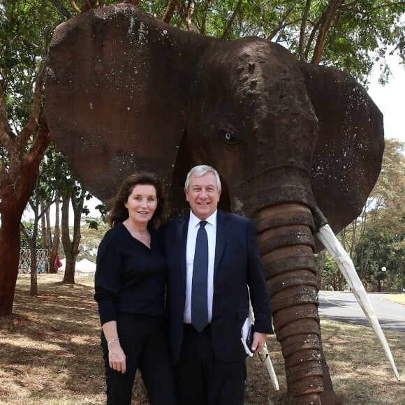 Rendez-vous avec Richard Attias et sa femme Cécilia en marge du sommet One Planet à Nairobi, Kenya le 14 mars 2019. Richard Attias est l'organisateur du One Planet Summit de Nairobi. © Dominique Jacovides / Bestimage