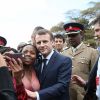 Le président Emmanuel Macron lors du sommet One Planet, Africa Pledge, l'engagement de l'Afrique à Nairobi le 14 mars 2019. © Dominique Jacovides / Bestimage