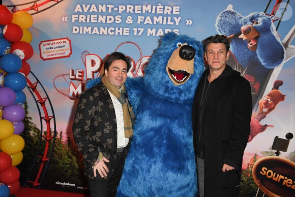 Frédéric Longbois et Marc Lavoine - Avant-première du film "Le Parc des Merveilles" au cinéma Gaumont-Opéra à Paris. Le 17 mars 2019 © Coadic Guirec / Bestimage 17/03/2019 - Paris
