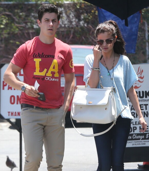Selena Gomez et David Henrie à Hollywood, le 8 juin 2013.