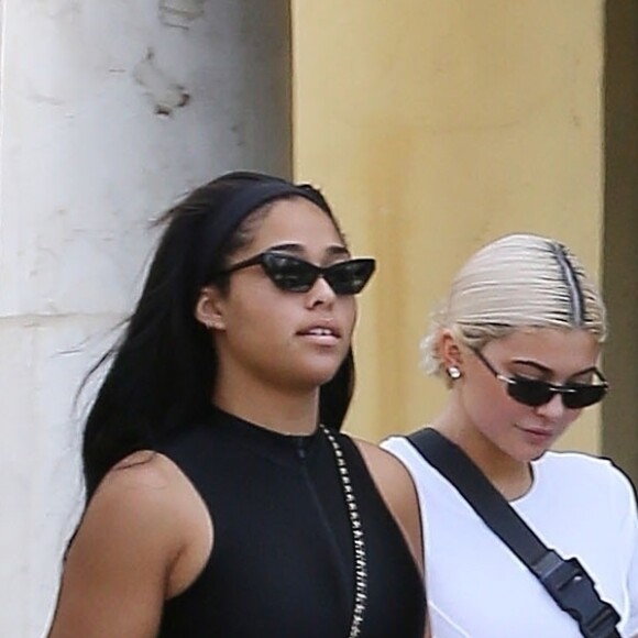 Kylie Jenner et Jordyn Woods à Los Angeles, le 7 octobre 2018.