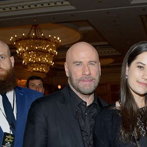 John Travolta et sa fille Ella Bleu Travolta au dîner de gala de la soirée des Bravo Music Awards au Bolchoï à Moscou le 21 mars 2019. © Persona Stars via ZUMA Press / Bestimage