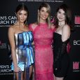 Lori Loughlin avec ses filles Olivia Jade Giannulli et Isabella Rose Giannulli à Beverly Hills, le 28 février 2019.