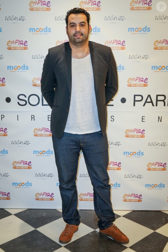 Exclusif - Yassine Belattar - People au dîner au profit de l'association "L'empire des enfants" à Paris. Le 28 juin 2016 © Cyril Moreau / Bestimage