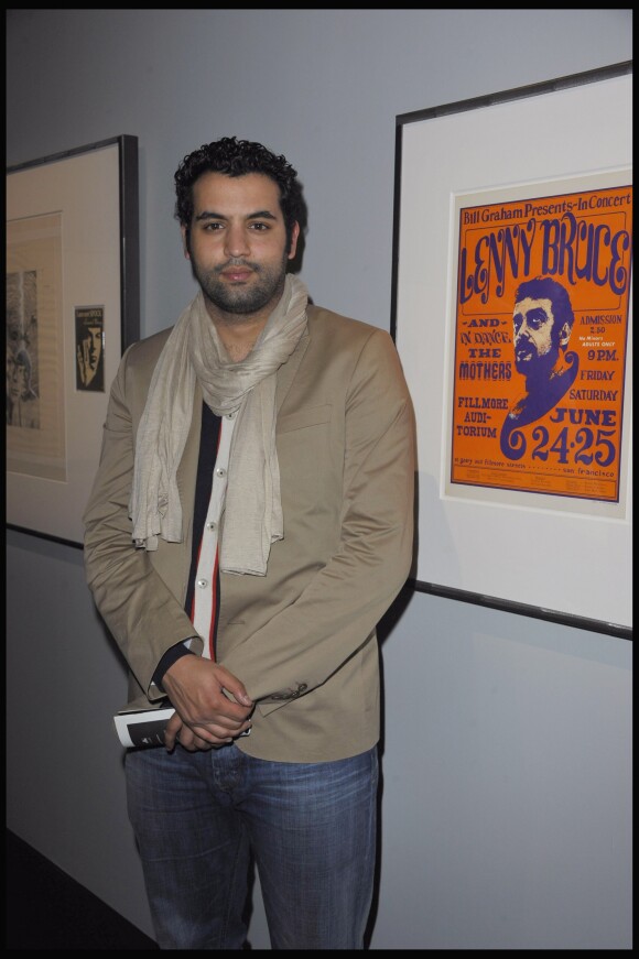 Yassine Belattar au vernissage de l'exposition American Prayer, à la BNF, le 28 mars 2011 à Paris