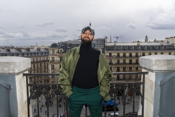 Exclusif - Fahaid Sanober présente sa nouvelle collection "The New Pop Art" à l'hôtel Marriott Champs-Élysées à Paris, le 18 mars 2019. © Pierre Perusseau / Bestimage