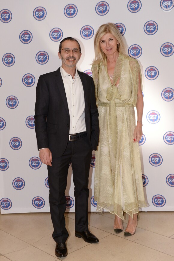Exclusif - Arié Levy et Catherine Madar à la 9e édition du gala de l'association "Sauveteurs Sans Frontières" au palais d'Iena à Paris le 25 mars 2019. Pour la cause, A. Abitan et F. Berleand ont mis en vente leur veste respective. "Sauveteurs Sans Frontières" est une association fondée en 2000 qui a pour mission de porter assistance à des personnes en danger dans le monde entier. Son credo : "Qui sauve une vie, sauve l'humanité".