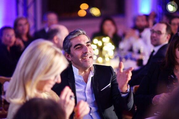 Exclusif - Ary Abittan à la 9e édition du gala de l'association "Sauveteurs Sans Frontières" au palais d'Iena à Paris le 25 mars 2019. Pour la cause, A. Abitan et F. Berleand ont mis en vente leur veste respective. "Sauveteurs Sans Frontières" est une association fondée en 2000 qui a pour mission de porter assistance à des personnes en danger dans le monde entier. Son credo : "Qui sauve une vie, sauve l'humanité".