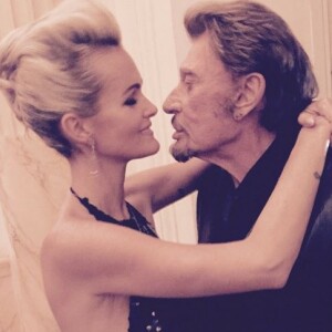 Laeticia et Johnny Hallyday sur Instagram le 3 décembre 2014.