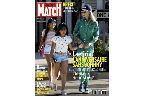 Couverture du magazine "Paris Match", numéro du 28 mars 2019.