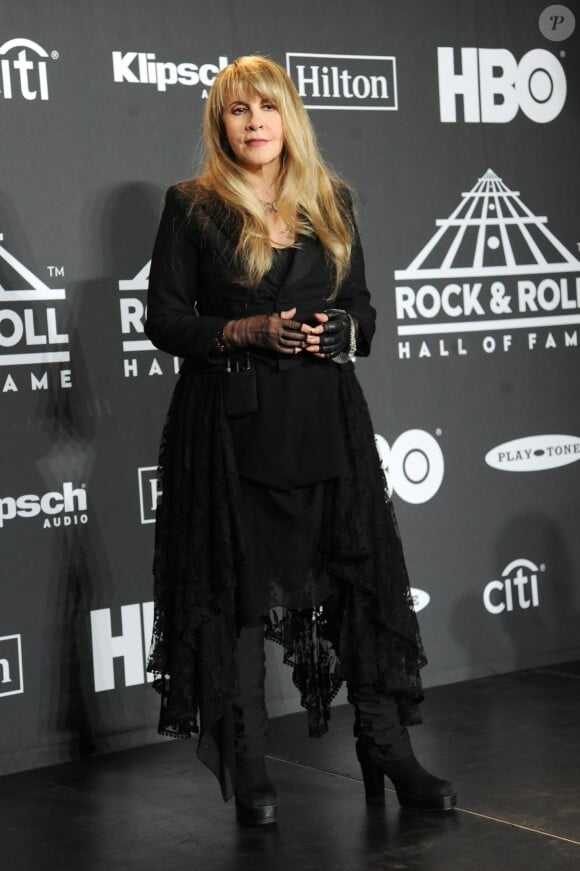 Stevie Nicks à la soirée Rock & Roll Hall Of Fame Induction au Barclays Center dans le quartier de Brooklyn à New York, le 29 mars 2019.