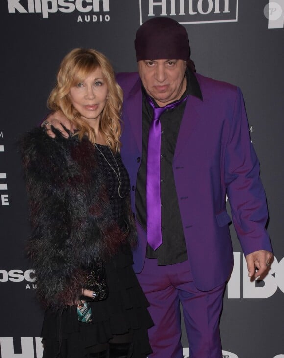Maureen Van Zett et son mari Steven Van Zett à la soirée Rock & Roll Hall Of Fame Induction au Barclays Center dans le quartier de Brooklyn à New York, le 29 mars 2019.