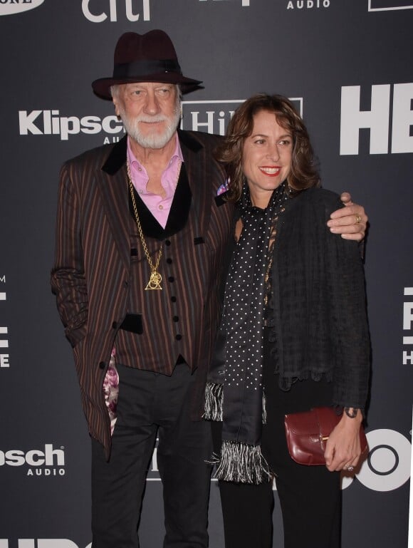 Mick Fleetwood et son ex femme Lynn Frankel à la soirée Rock & Roll Hall Of Fame Induction au Barclays Center dans le quartier de Brooklyn à New York, le 29 mars 2019.