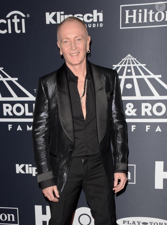 Phil Collen à la soirée Rock & Roll Hall Of Fame Induction au Barclays Center dans le quartier de Brooklyn à New York, le 29 mars 2019.