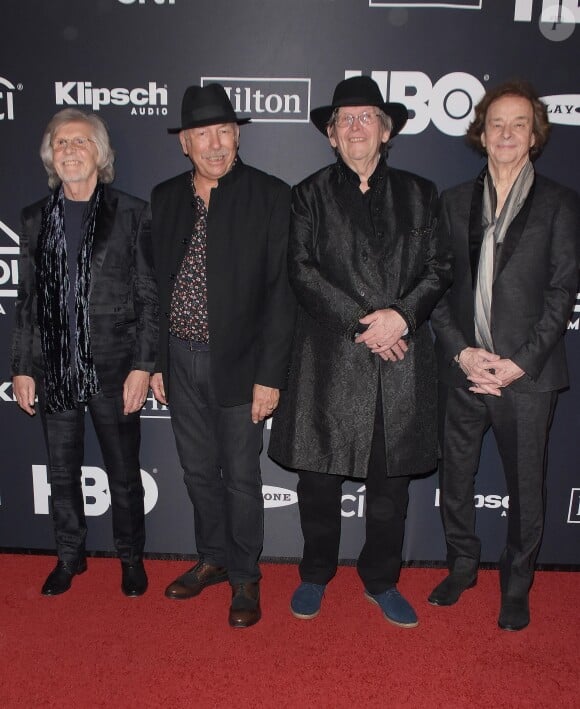 Le groupe The Zombies (Rod Argent, Colin Blunstone, Chris White, Paul Atkinson et Hugh Grundy) à la soirée Rock & Roll Hall Of Fame Induction au Barclays Center dans le quartier de Brooklyn à New York, le 29 mars 2019.