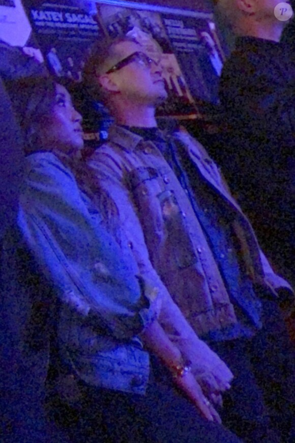 Macaulay Culkin (parrain de P. Jackson) et sa compagne Brenda Song au premier concert de Paris Jackson à The Mint à Los Angeles, le 30 mars 2019.