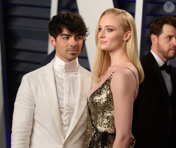 Joe Jonas et Sophie Turner - Soirée Vanity Fair Oscar Party à Los Angeles. Le 24 février 2019