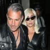 Lady Gaga et son ex Christian Carino à Londres, le 26 septembre 2018.