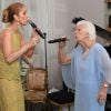 Céline Dion a posté cette photo pour les 91 ans de sa mère Thérèse. Le 20 mars 2018.