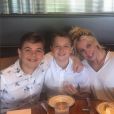 Britney Spears et ses fils. Instagram, mai 2018