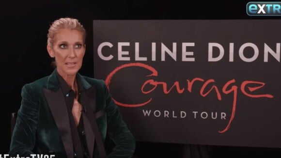 Céline Dion  parle de sa relation avec Pepe Munoz dans une interview pour "Extra", le 4 avril 2019.