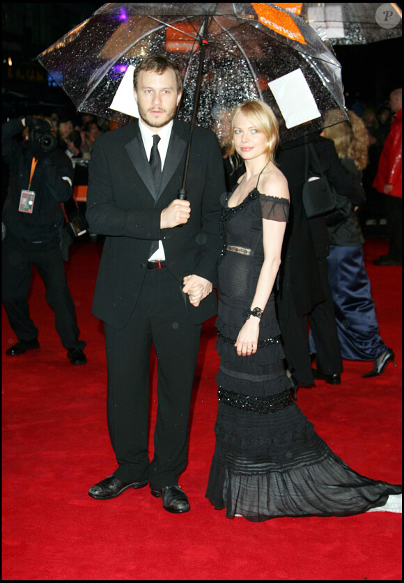 Heath Ledger et Michelle Williams - BAFTA awards en 2006