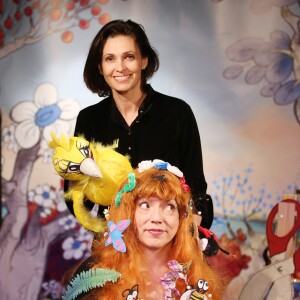 Exclusif - Adeline Blondieau et Séverine Robic lors du filage "Les contes d'Adeline" texte et mise en scène de Adeline Blondieau à la comédie Saint-Michel à Paris le 29 Mars 2019.© Denis Guignebourg/Bestimage