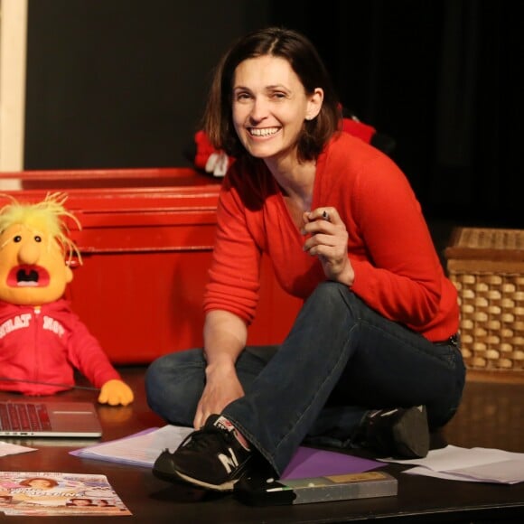 Exclusif - Adeline Blondieau en repetition lors du filage "Les contes d'Adeline" texte et mise en scène de Adeline Blondieau à la comédie Saint-Michel à Paris le 29 Mars 2019. © Denis Guignebourg/Bestimage