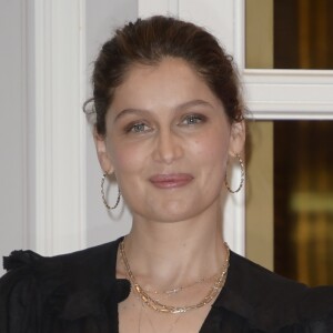 Laetitia Casta lors du photocall du film "l'homme fidèle" à l'hôtel St Regis à Rome le 5 avril 2019.