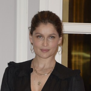 Laetitia Casta lors du photocall du film "l'homme fidèle" à l'hôtel St Regis à Rome le 5 avril 2019.