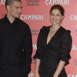 Laetitia Casta, Louis Garrel lors du photocall du film "l'homme fidèle" à l'hôtel St Regis à Rome le 5 avril 2019.