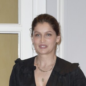 Laetitia Casta lors du photocall du film "l'homme fidèle" à l'hôtel St Regis à Rome le 5 avril 2019.