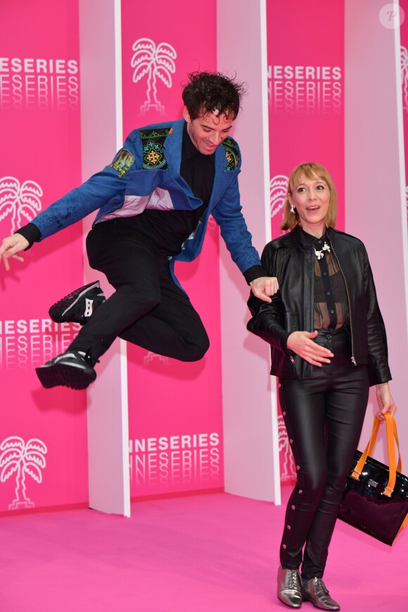 Ezequiel Tronconi et Paula Carruega au photocall de la 2e édition de "CanneSéries" au Palais des festivals à Cannes, le 6 avril 2019. © Bruno Bébert/Bestimage