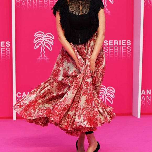 Marine Delterme de la série "Alice Nevers" au photocall de la 2e édition de "CanneSéries" au Palais des festivals à Cannes, le 6 avril 2019. © Bruno Bébert/Bestimage