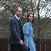 Le prince William, duc de Cambridge, et Kate Catherine Middleton, duchesse de Cambridge en visite au centre "SureStart Facility" à Ballymena lors de leur voyage officiel en Irlande. Le 28 février 2019