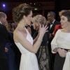 Catherine (Kate) Middleton, duchesse de Cambridge et Olivia Colman à la 72ème cérémonie annuelle des BAFTA Awards au Royal Albert Hall à Londres, Royaume Uni, le 10 février 2019.