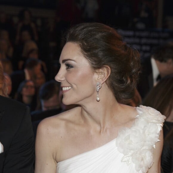 Le prince William et Catherine Kate Middleton, la duchesse de Cambridge lors de la 72ème cérémonie annuelle des BAFTA Awards au Royal Albert Hall à Londres, le 10 février 2019.