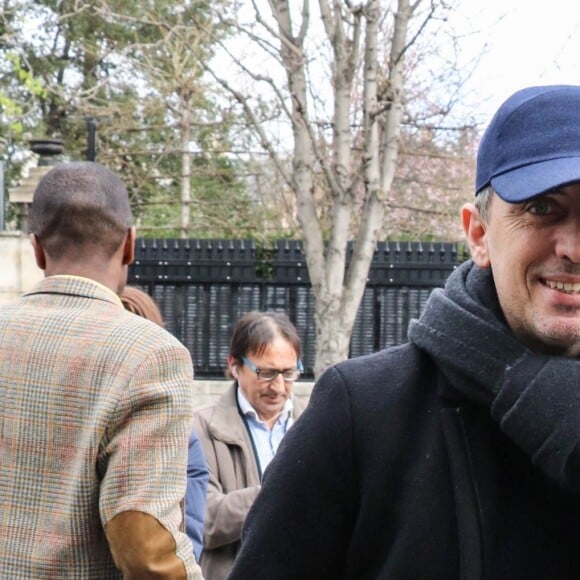Gad Elmaleh - les invitées de M.Drucker arrivent au studio Gabriel pour l'enregistrement de l'émission Vivement Dimanche, Paris, le 18 mars 2019.