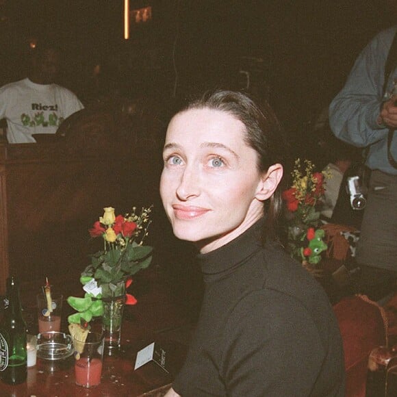 Gad Elmaleh et Anne Brochet en 2002 aux 20 ans du Festival Juste pour rire.