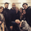 Tony Mazari avec des acteurs des "Mystères de l'amour" - Instagram, 29 mars 2019