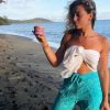 Candice de "Koh-Lanta" sur une plage de Mayotte - Instagram, 28 août 2018