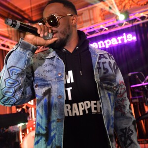 Dadju (Dadju Djuna Nsungula) lors de la soirée de lancement de la collection capsule "I'm not a rapper" de la marque ElevenParis à Paris, France, le 11 avril 2019. © Veeren/Bestimage