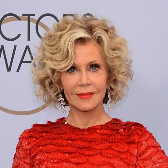 Jane Fonda - Photocall - 25ème cérémonie annuelle des Screen Actors Guild Awards au Shrine Audritorium à Los Angeles, le 27 janvier 2019.