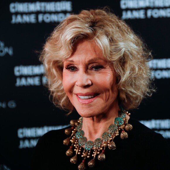 Jane Fonda - Women in Motion Masterclass "Jane Fonda par Jane Fonda" à la cinématheque de Paris le 22 octobre 2018. Women in Motion et la cinématheque française s'associent pour une rétrospective consacrée à Jane Fonda du 22 octobre au 5 novembre. © Marc Ausset-Lacroix/Bestimage