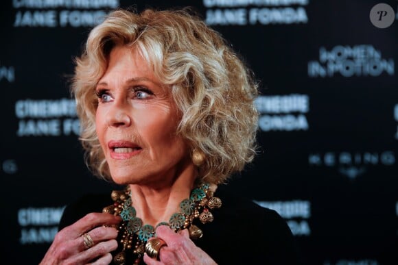 Jane Fonda - Women in Motion Masterclass "Jane Fonda par Jane Fonda" à la cinématheque de Paris le 22 octobre 2018. Women in Motion et la cinématheque française s'associent pour une rétrospective consacrée à Jane Fonda du 22 octobre au 5 novembre. © Marc Ausset-Lacroix/Bestimage
