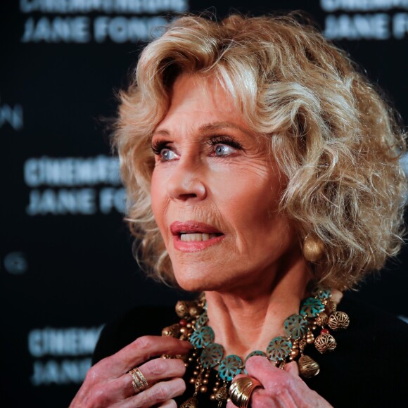 Jane Fonda - Women in Motion Masterclass "Jane Fonda par Jane Fonda" à la cinématheque de Paris le 22 octobre 2018. Women in Motion et la cinématheque française s'associent pour une rétrospective consacrée à Jane Fonda du 22 octobre au 5 novembre. © Marc Ausset-Lacroix/Bestimage