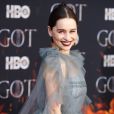 Emilia Clarke à la première de "Game of Thrones - Saison 8" au Radio City Music Hall à New York, le 3 avril 2019.