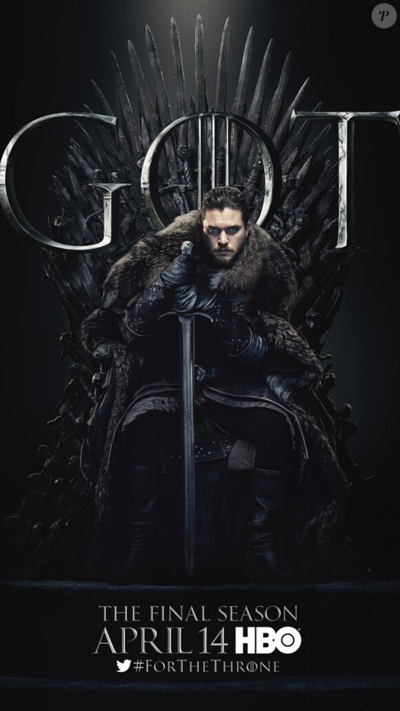 Poster pour la saison finale de Game of Thrones, le 28 février 2019.