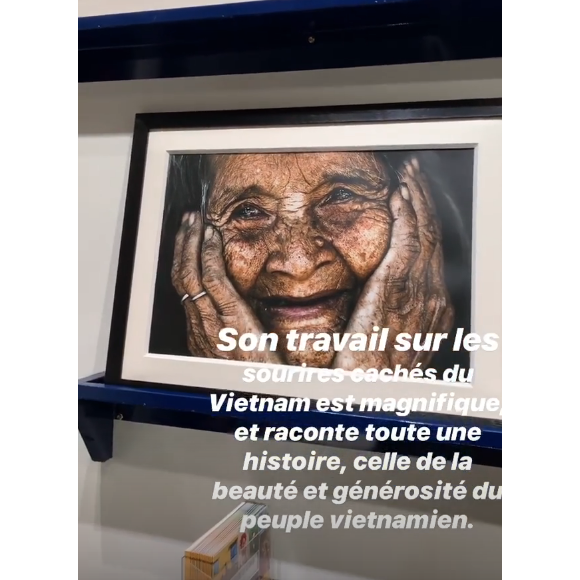 Laeticia Hallyday sur Instagram, le 15 avril 2019. Voyage au Vietnam avec ses filles, Jade et Joy. Elles ont visité l'association de Laeticia Hallyday et Hélène Darroze "La bonne étoile", qui vient en aide aux orphelins vietnamiens.